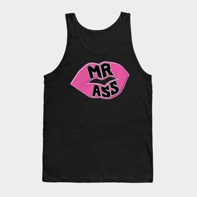 Mr Ass Wrestling (Front/Back Print) Tank Top by darklordpug